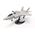 Maquette avion militaire : QUICKBUILD F-35B Lightning II - Airfix J6040 6040 - france-maquette.fr