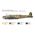 Maquette avion militaire : FIAT BR.20 Cigogna Bataille Angleterre - 1:72 - Italeri 01447 1447
