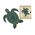 Puzzle en bois : Tortue tropicale - Créatif Puzzle