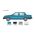 Maquette voiture : Volvo 760 GLE - 1/24 - Italeri 03623 3623