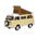 Maquette voiture : Model Set Easy-Click Vw T2 Camper 1:24 - Revell 67676