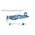 Maquette avion américain : Vought F4U-4B Corsair - 1:72 - Italeri 01453 1453