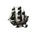 Puzzle 3D : Pirate des Caraïbes - Black Pearl édition LED - Revell 00155