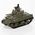 Maquette tank : M4A1 Sherman 1/72 - Forces Of Valor 873004A