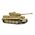 Maquette tank : Small Beginners Set Tiger 1 - 1/72 - Airfix 55004
