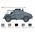 Maquette militaire : Sd.Kfz.222‐223 1/56 - Italeri 15769