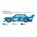 Maquette voiture de course : BMW 320 Groupe 5 1/24 - Italeri 3626