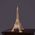 Puzzle 3D / Maquette bois : Tour Eiffel - Robotime TG501