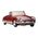 Maquette voiture de collection : Starter Kit Citroen DS 19 Cabriolet 1/16 - Heller 56796