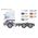 Maquette automobile : Camion DAF 95 Master Truck - Italeri 788