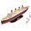 Puzzle en 3D du Titanic à construire, sans colle, de la marque Cubic fun