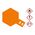 Peinture pour maquettes - X6 ORANGE brillant - XL 23 ml - Tamiya 81006