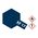 Tamiya 81717 - XF17 Bleu-Mer Foncé Mat : Peinture acrylique