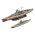 Maquette navire : The Legendary Bismarck 1/700 et 1/1200 - Revell 05637  5637