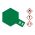 Peinture pour maquettes - X5 VERT brillant - XL 23 ml - Tamiya 81005