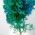Végétation miniature : Buisson / arbre miniature fantaisie bleu et vert - Ak Interactive AK8263