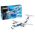 Coffret cadeau maquette avion militaire : Model set BAe 146 (RJ85) 1/144 - Revell 63791