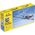 Coffret de modélisme d'un avion militaire : Starter kit MD 450 Ouragan 1/72 - Heller 56201