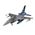 Maquette Avion : F-16D Fighting Falcon - 1:72 - Revell 03844, 3844
