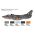 Maquette militaire : G.91 R1/R3 Gina 1/48 - Italeri 92810