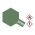Peinture acrylique : XF89 Vert foncé - Tamiya 81789