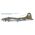 Maquette avion : B-17F Flying fortress 1/72 - Italeri 1487