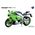 Maquette 1/9 Kawasaki Ninja ZX-10R pré-peinte - MENG MT007s