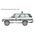 Maquette voiture : Range Rover Police 1/24 - Italeri 93661