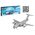Maquette avion militaire : Boeing C-17A Globemaster III 1/144 - Revell 03747