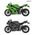 Maquette moto : Kawasaki ZX-10RR pré-peinte 1/9 - MENG MT008S