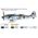 Maquette avion allemand : FW 190 A-8 F 1/72 - Italeri 1490