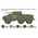 Maquette de char américain : M8 Greyhound / Véhicule utilitaire blindé M20 au 1/72 - Italeri 07087 - 7087