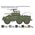 Maquette de char américain : M8 Greyhound / Véhicule utilitaire blindé M20 au 1/72 - Italeri 07087 - 7087