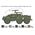 Maquette de char américain : M8 Greyhound / Véhicule utilitaire blindé M20 au 1/72 - Italeri 07087 - 7087