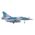 Maquette d'avion de chasse : Starter set : Mirage "2000 C-5" au 1:72 - Mistercraft SF-70