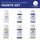 Coffret de peintures pour maquette bois : H.M.S. Bounty's Jolly - Artesania Latina 277PACK26