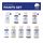 Ensemble de peintures maquette en bois : Voilier Soleil Royal - Artesania Latina 277PACK16