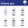 Ensemble de peintures maquette en bois : Voilier Belem Artesania Latina 277PACK2