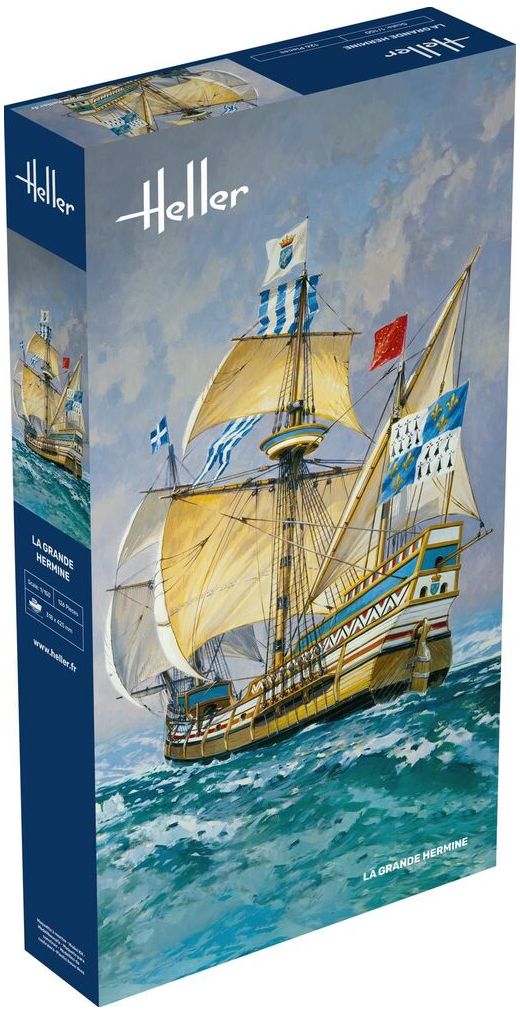 Maquette bateau : La Grande Hermine - 1/150 - Heller 80841