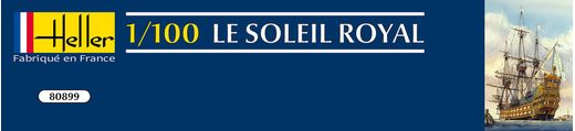 Maquette voilier : Starter Kit Soleil Royal - 1:100 - Heller 58899