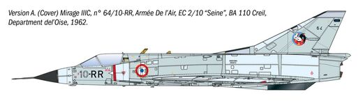 Maquette d'avion de chasse : Mirage IIIC au 1/32 - Italeri 92505