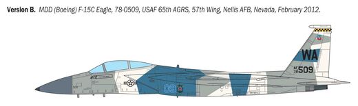 Maquette militaire US : F-15C Eagle 1/48 - Italeri 92763
