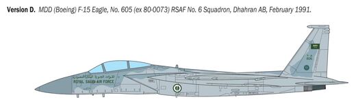 Maquette militaire US : F-15C Eagle 1/48 - Italeri 92763