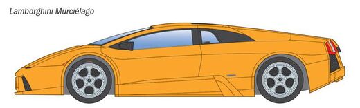 Maquette voiture : Lamborghini Murcielago 1/24 - Italeri 3672