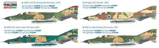 Maquette avion militaire : F-4E Phantom II - 1/48 - Italeri 02770