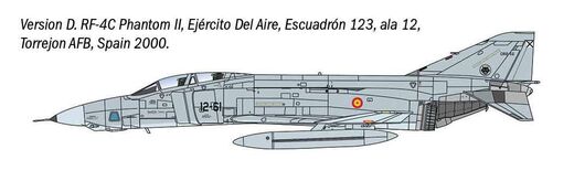 Maquette militaire US : RF-4 C/E Phantom II au 1/72 - Italeri 01477 1477Maquette militaire US : RF-4 C/E Phantom II au 1/72 - Italeri 01477 1477