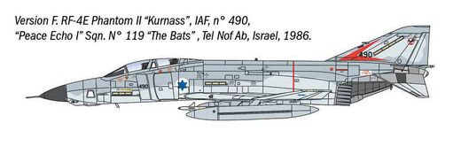 Maquette militaire US : RF-4 C/E Phantom II au 1/72 - Italeri 01477 1477