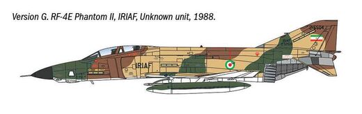 Maquette militaire US : RF-4 C/E Phantom II au 1/72 - Italeri 01477 1477