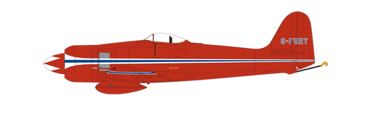 Maquette d'avion militaire : Hawker Sea Fury FB II 1/48 - Airfix 06105A