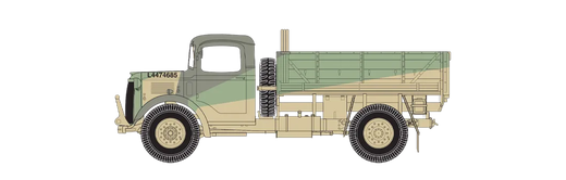 Maquette de véhicule militaire : WWII British Army 30-cwt 4x2 1/35 - Airfix 01380